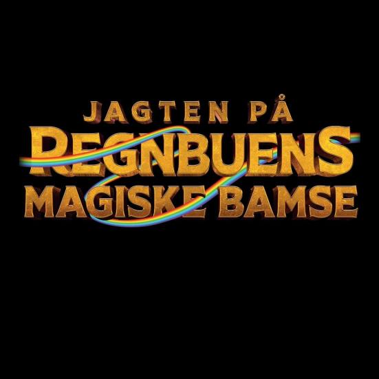 Logo for Jagten på regnbuens magiske bamse