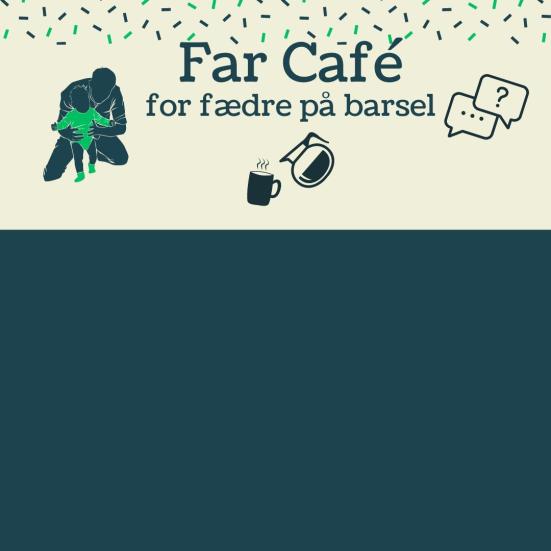 Far med barn, kaffe mv. 