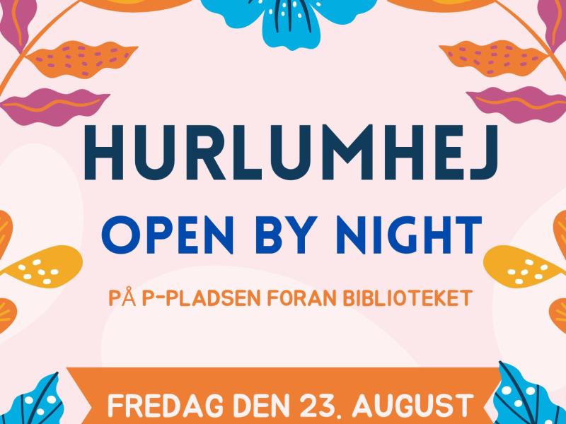 Logo for Hurlumhejdag på Hedensted Bibliotek