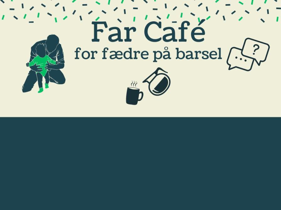 Far med barn, kaffe mv. 