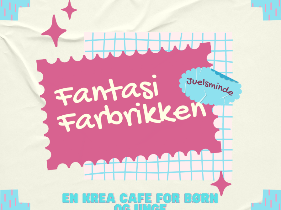 Logo for Fantasy Fabrikken på Juelsminde Folkebibliotek